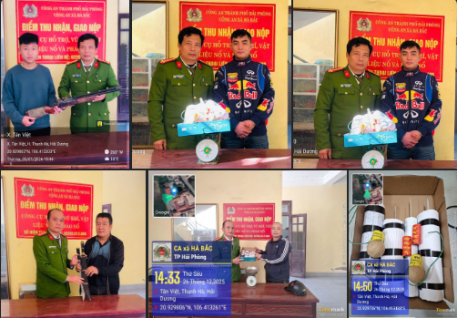 Công an xã Hà Bắc: Chuyển hoá địa bàn “nóng” về pháo nổ từ công tác vận động, giao nộp, tuyên truyền